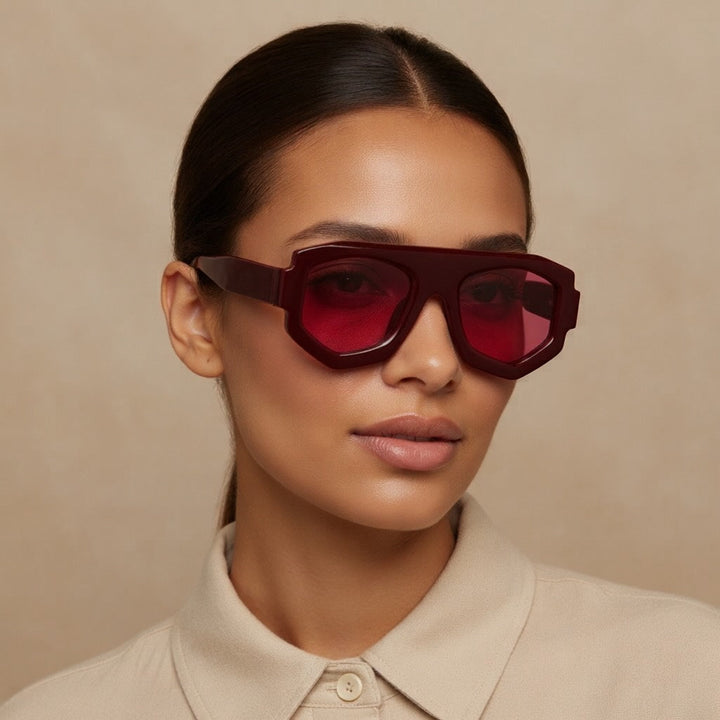 BERGAMO | Sonnenbrille mit flachem Oberteil