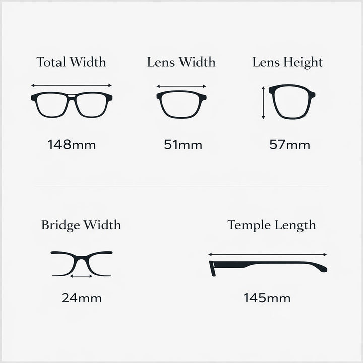 BERGAMO | Sonnenbrille mit flachem Oberteil