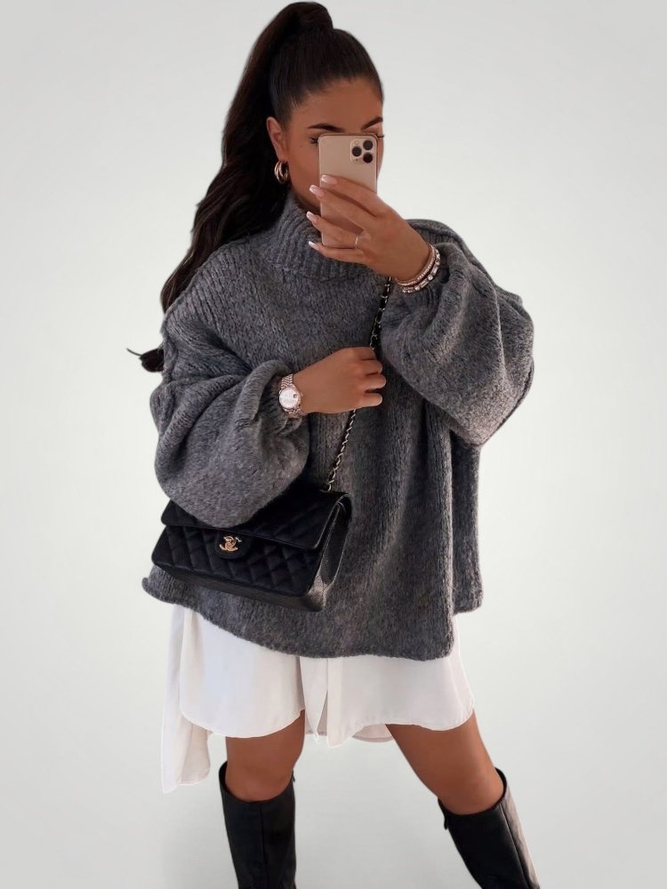 Annedore | Eleganter Übergroßer Herbstpullover mit Komfort